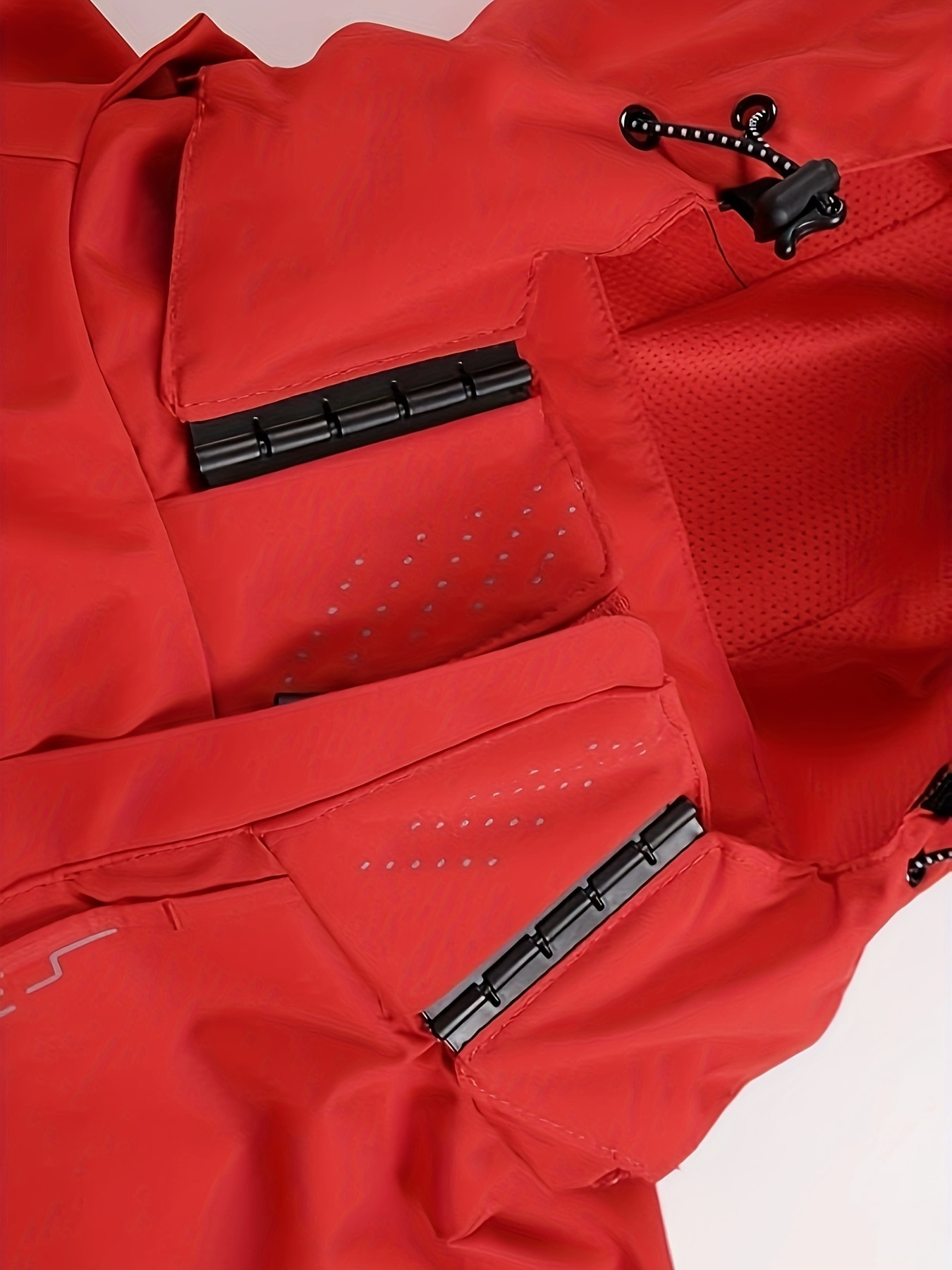 chic solid windbreaker hooded jacket mens casual zip up jacket coat for outdoor activities details 8