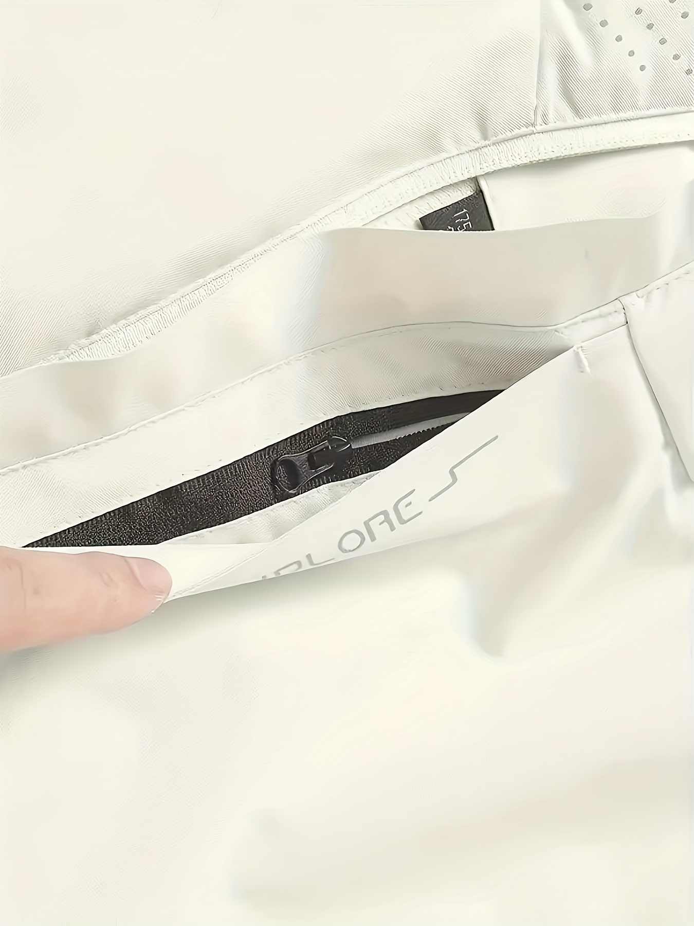 chic solid windbreaker hooded jacket mens casual zip up jacket coat for outdoor activities details 18