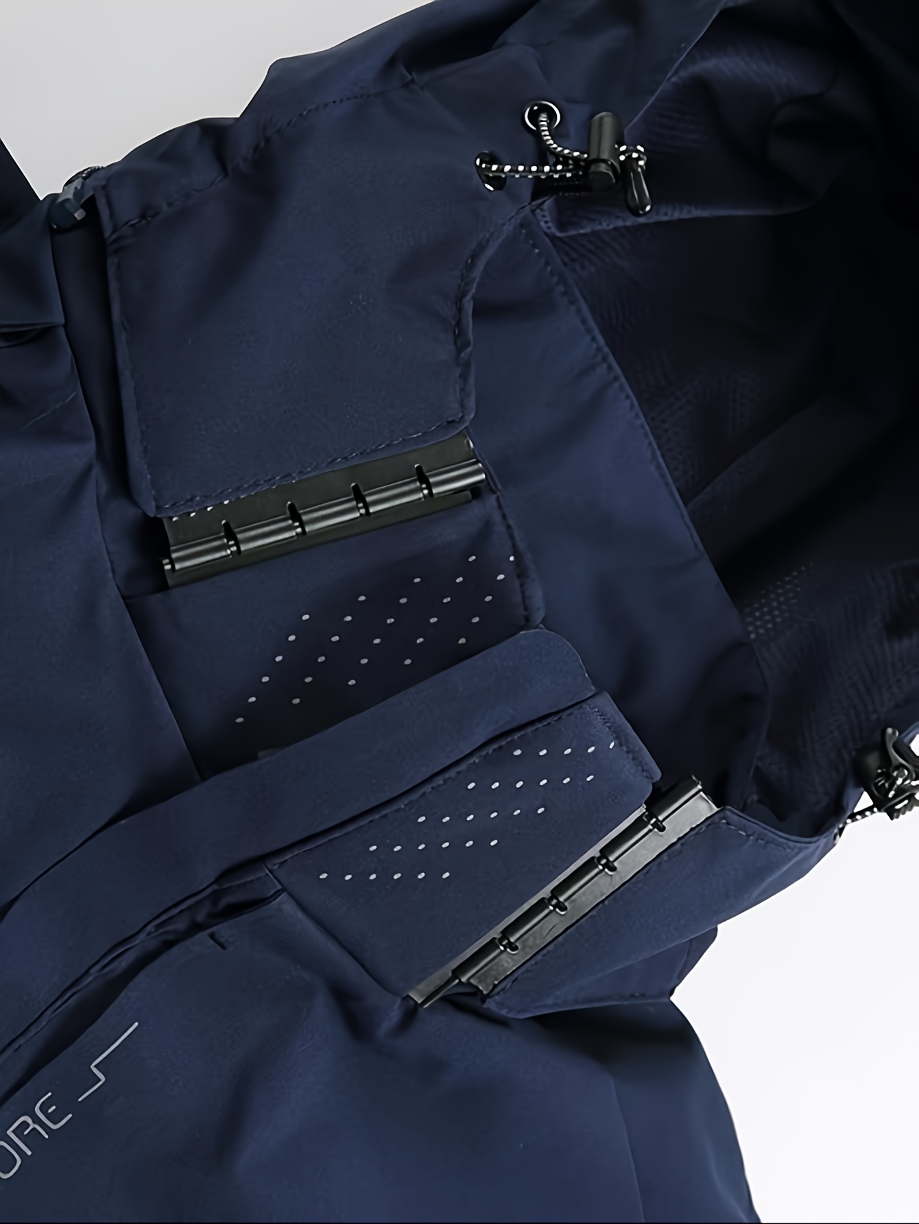 chic solid windbreaker hooded jacket mens casual zip up jacket coat for outdoor activities details 36