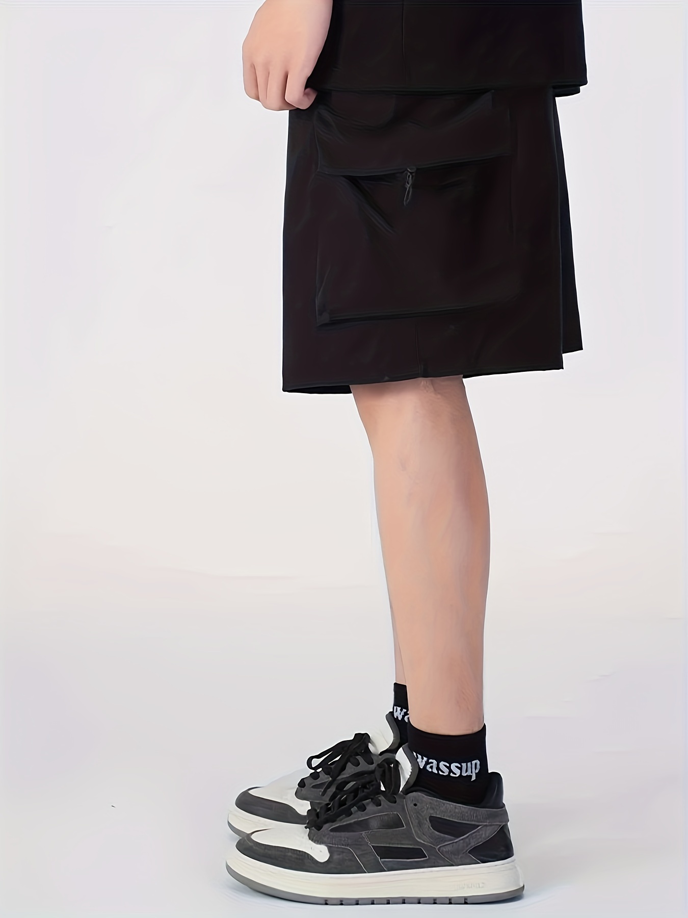 cargo shorts mens five quarter pants loose casual sports pants wear 2024 details 2